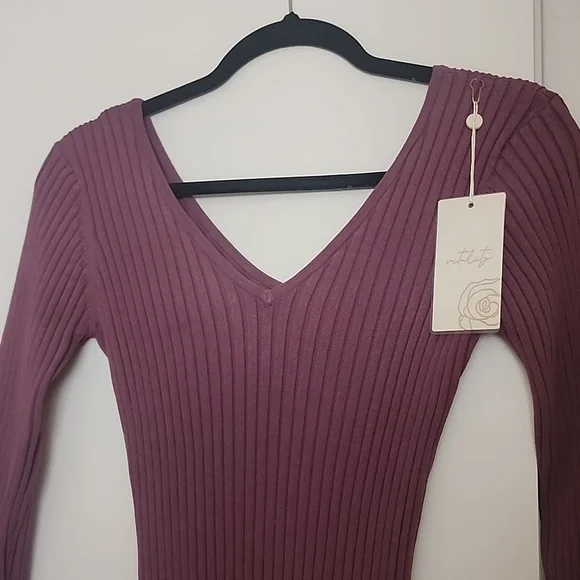 NWT Vitality/Balance Athletica Ribbed Sweater Dress - Picture 2 of 4